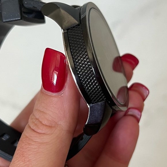 Diesel Men's Round Black Dial Watch With Black Silicone Strap - Picture 6 of 9